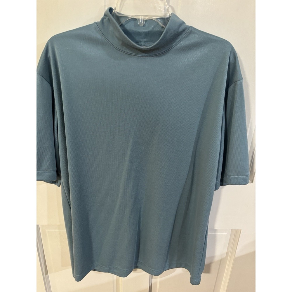 Irvine Park Shirt 80% Polyester large Blue